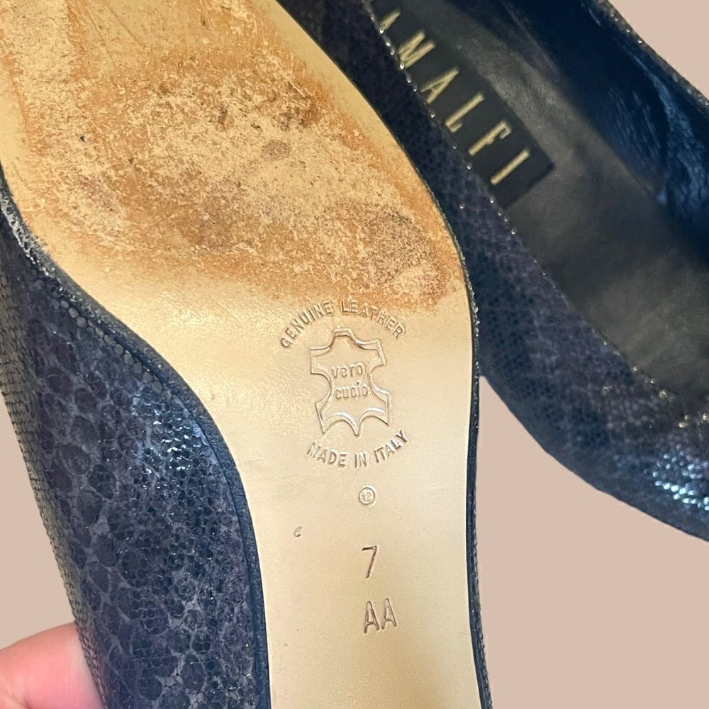 Amalfi Snakeskin Heels - Made in Italy - Picture 5 of 5